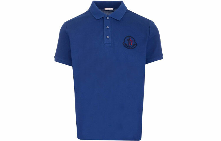 【代購】Moncler SS22 Polo Shirts Men Blue