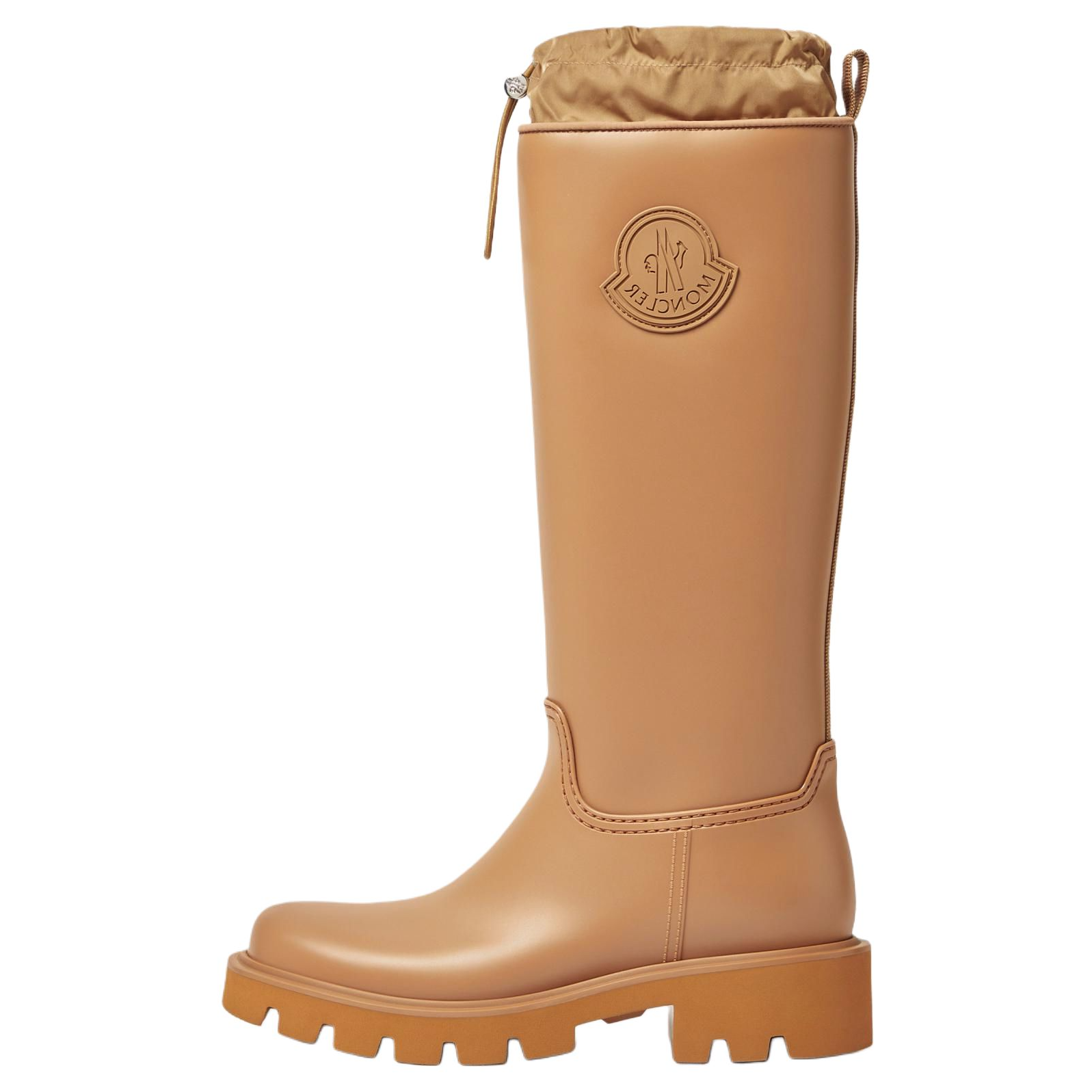 【代購】Moncler Kickstream Water-Resistant Rain Boots Women's Brown