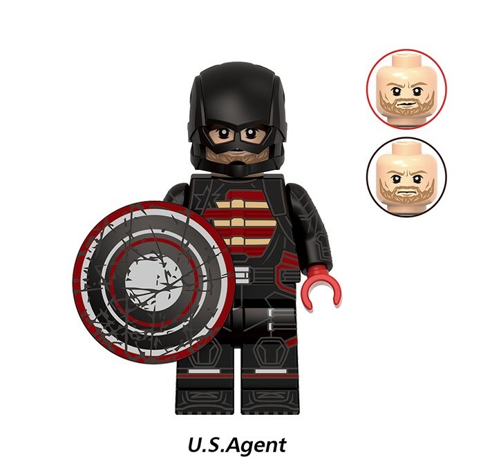Thunderbolts US Agent Custom Minifigures Minifigs Fit Lego G0143 GH0322
