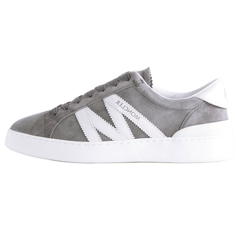 【代購】Moncler Monaco Low-Top Skateboard Shoes Men's Gray