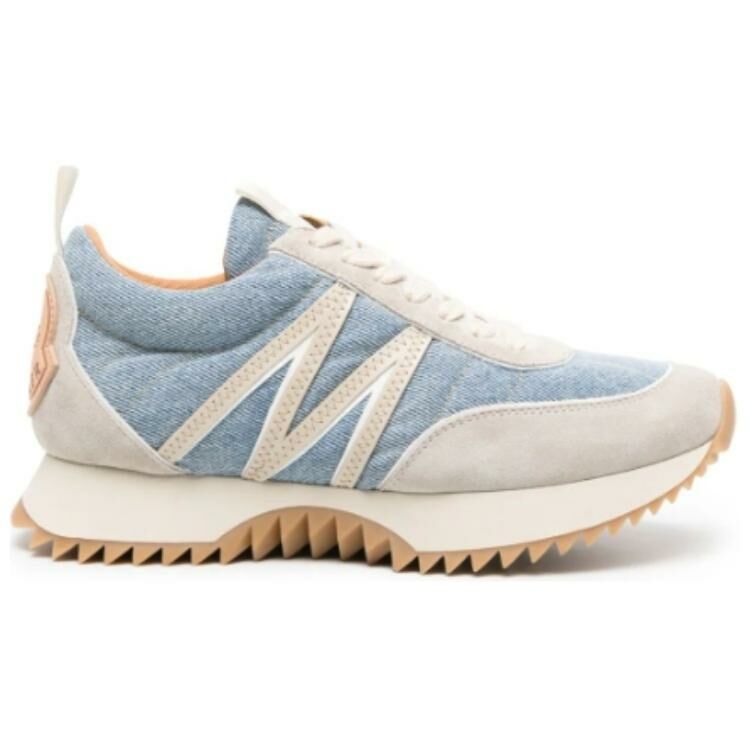 【代購】Moncler Pacey Denim Lace Up Sneakers Women's