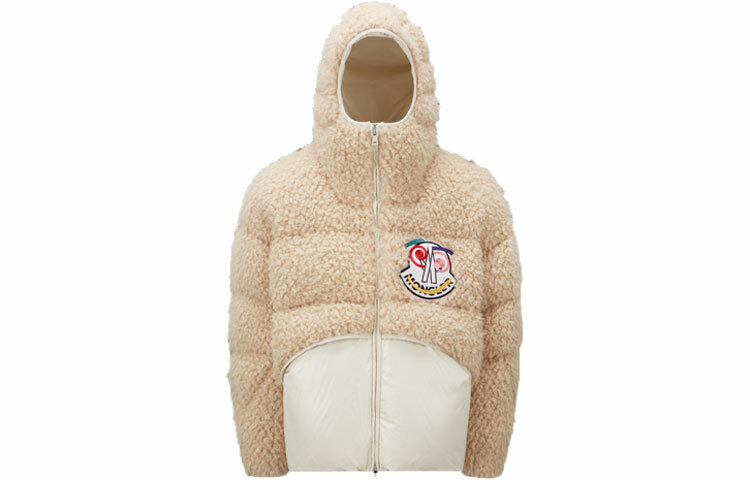 【代購】Moncler FW22 Hooded Loose Fit Down Jacket Men's Snowflake White