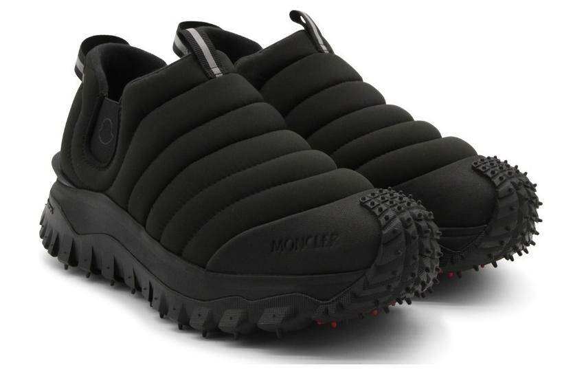 【代購】Moncler Abrasion-Resistant Low-Top Casual Shoes Men's Black