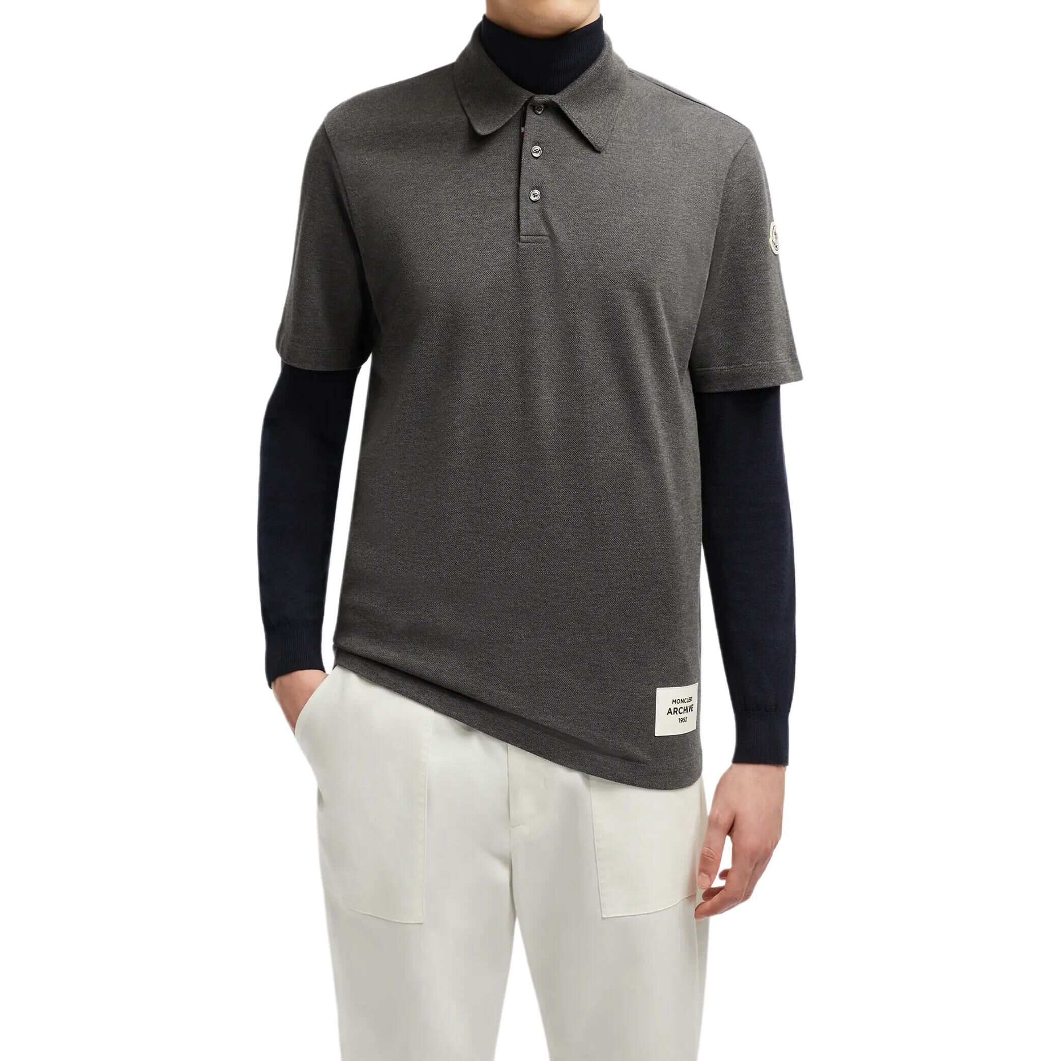 【代購】Moncler Piqué weave Polo Shirt