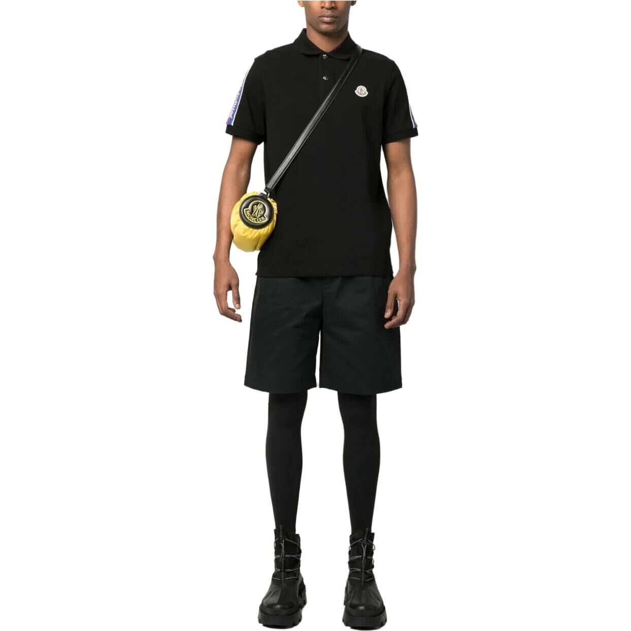 【代購】Moncler Logo Patch Short Sleeve Polo Shirt