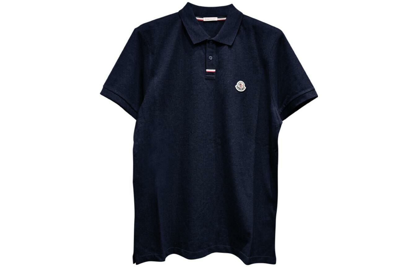 【代購】Moncler Polo Shirts Men Navy Blue