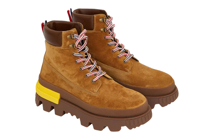 【代購】Moncler Mon Corp Lace-Up Boot 'Brown'