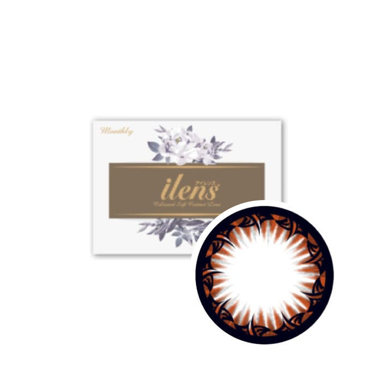 愛能視蝶衣彩色月拋蝶衣棕(1片）