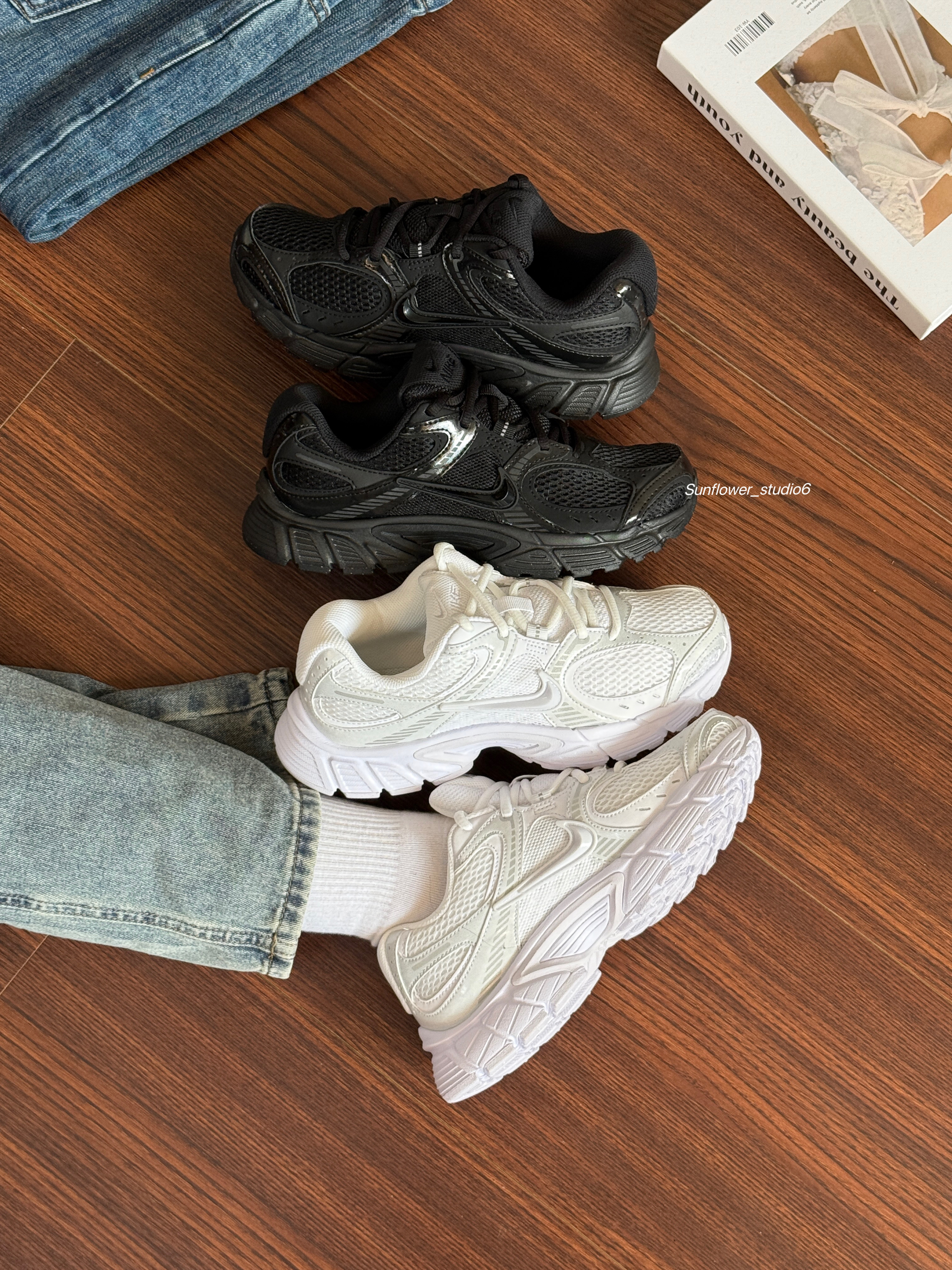 Nike V5 RNR 白色 黑色 老爹鞋 復古 休閒 透氣 慢跑鞋 女鞋 HQ7901-101 HQ7901-001/預購