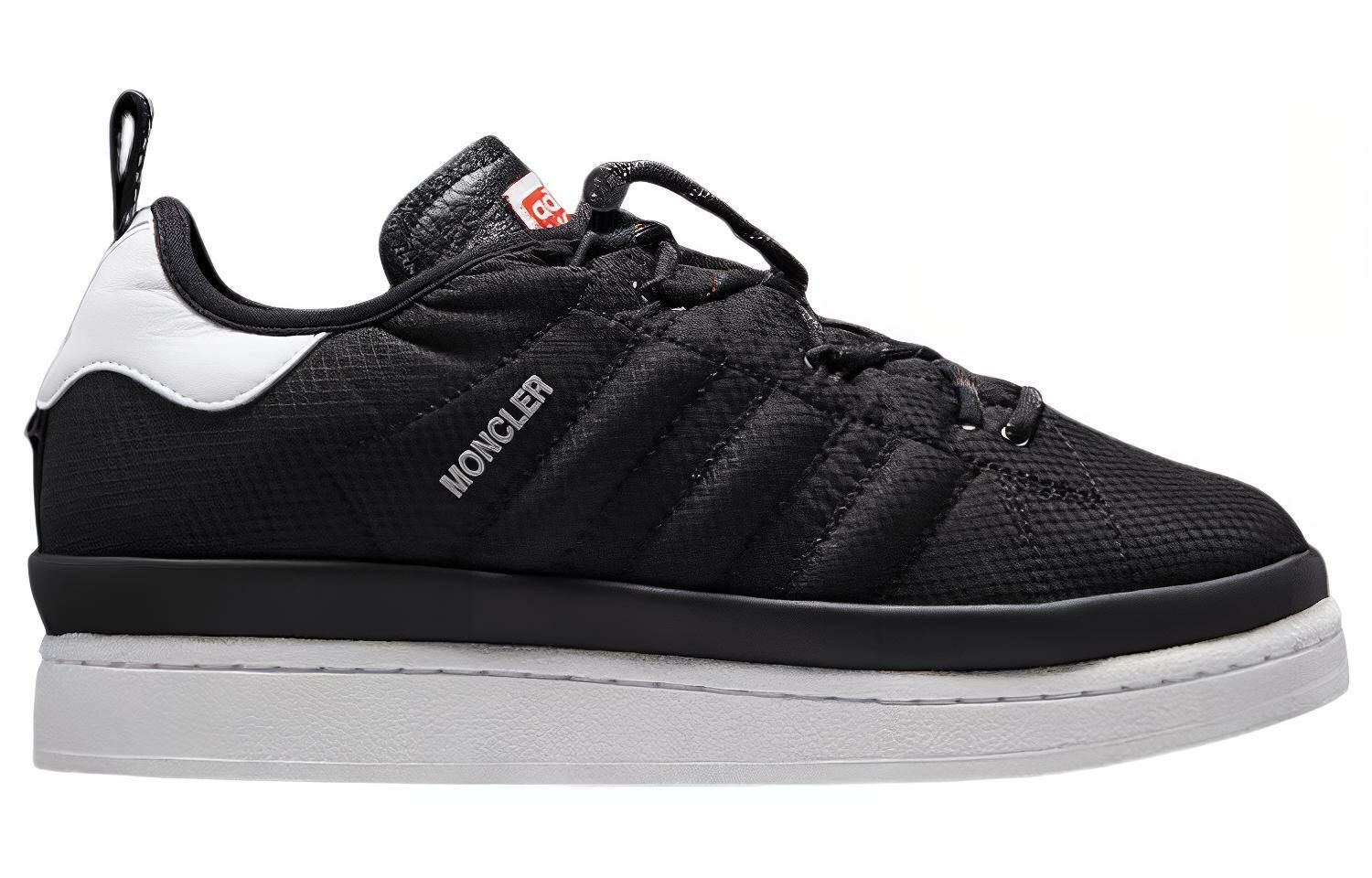【代購】Adidas Originals x Moncler Low-Top Skateboard Shoes Unisex Black