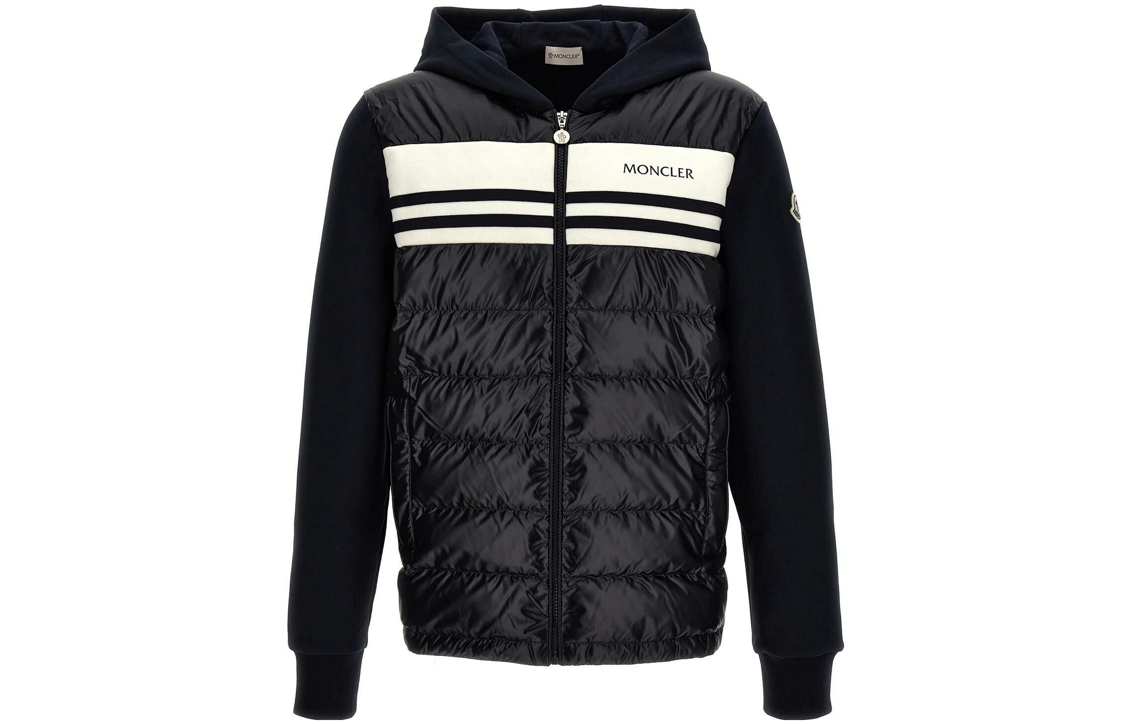 【代購】Moncler Panelled Padded Cotton Jacket