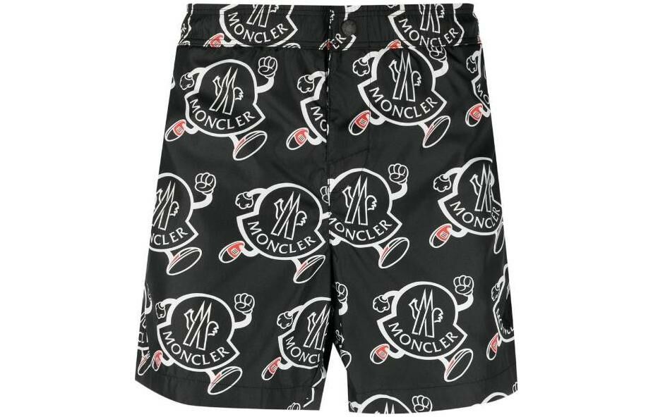 【代購】Moncler Logo print Swimming Shorts