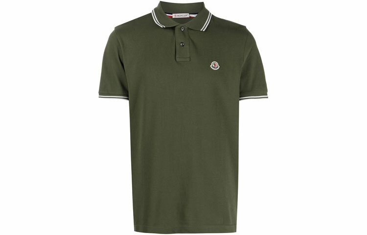 【代購】Moncler Logo patch Cotton Polo Shirt