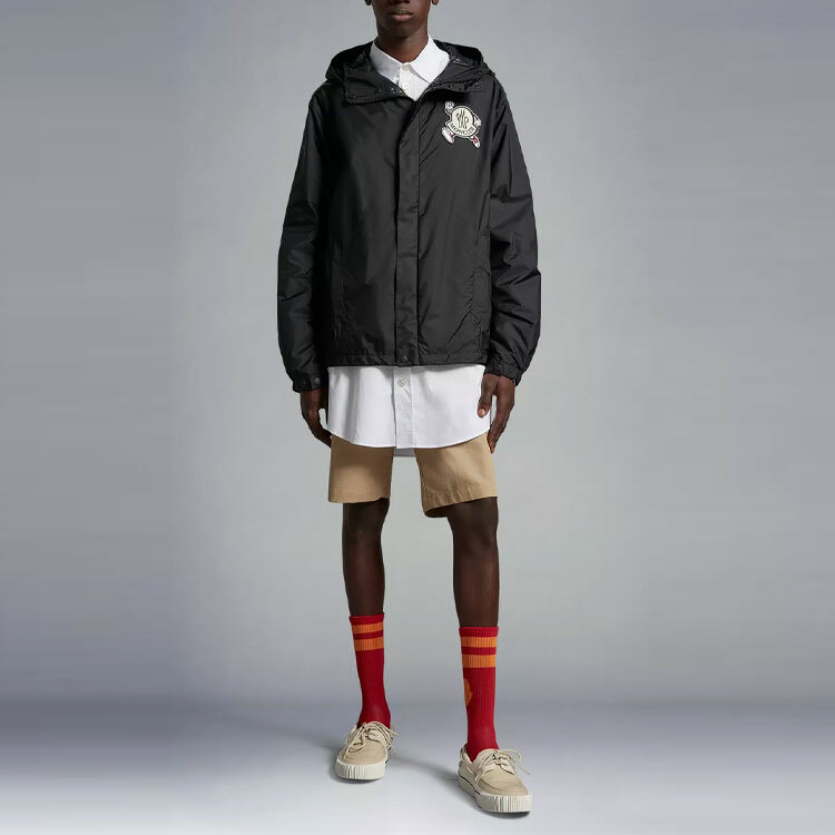 【代購】Moncler Guiers Logo patch Hooded Jacket