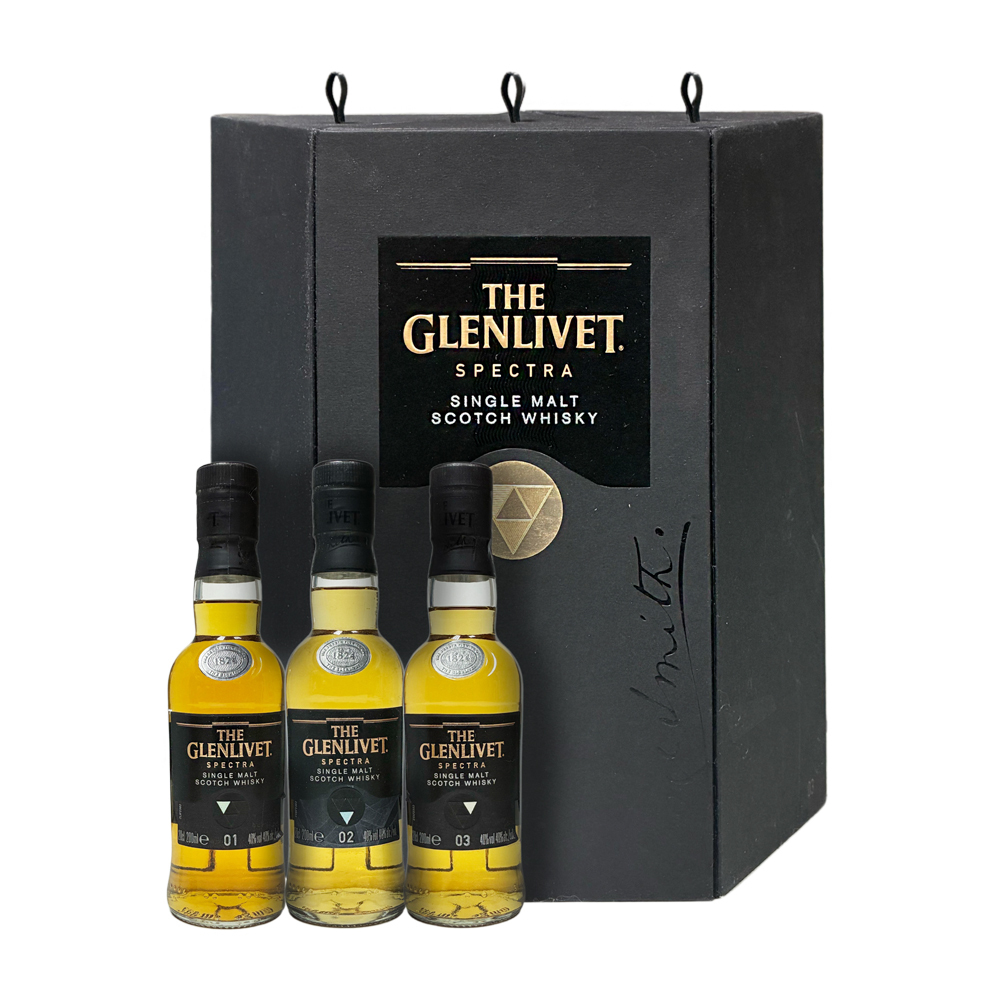 神秘限量版 3支裝禮盒 - Glenlivet Spectra Box Set 40% 200ml x3