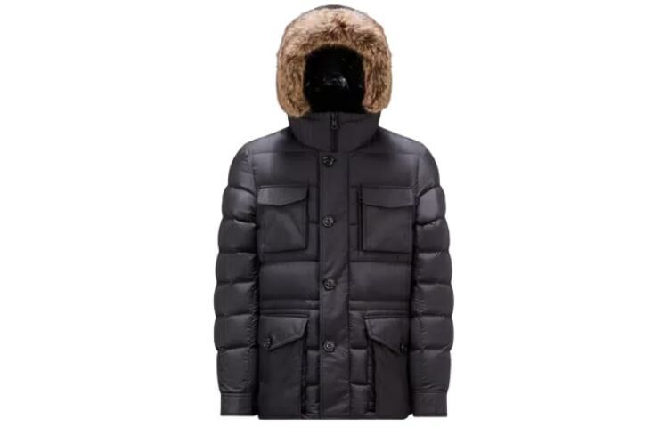【代購】Moncler Chevreuse Short Down Jacket Down Jacket Men's Black
