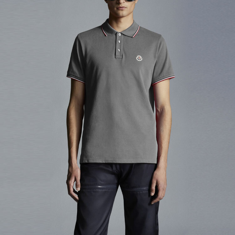 【代購】Moncler SS22 Polo Shirts Men Gray