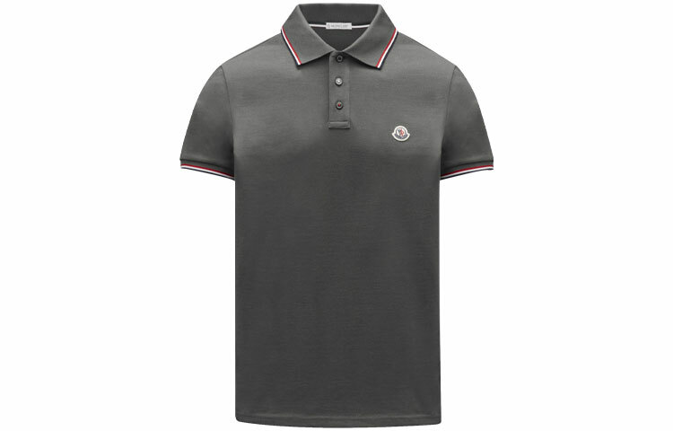 【代購】Moncler SS22 Polo Shirts Men Gray