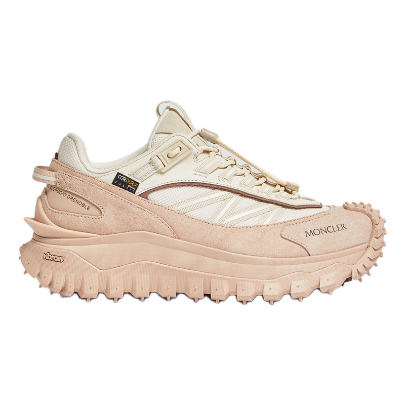 【代購】Moncler Trailgrip Low-Top Casual Shoes 4.5cm Women's White Pink