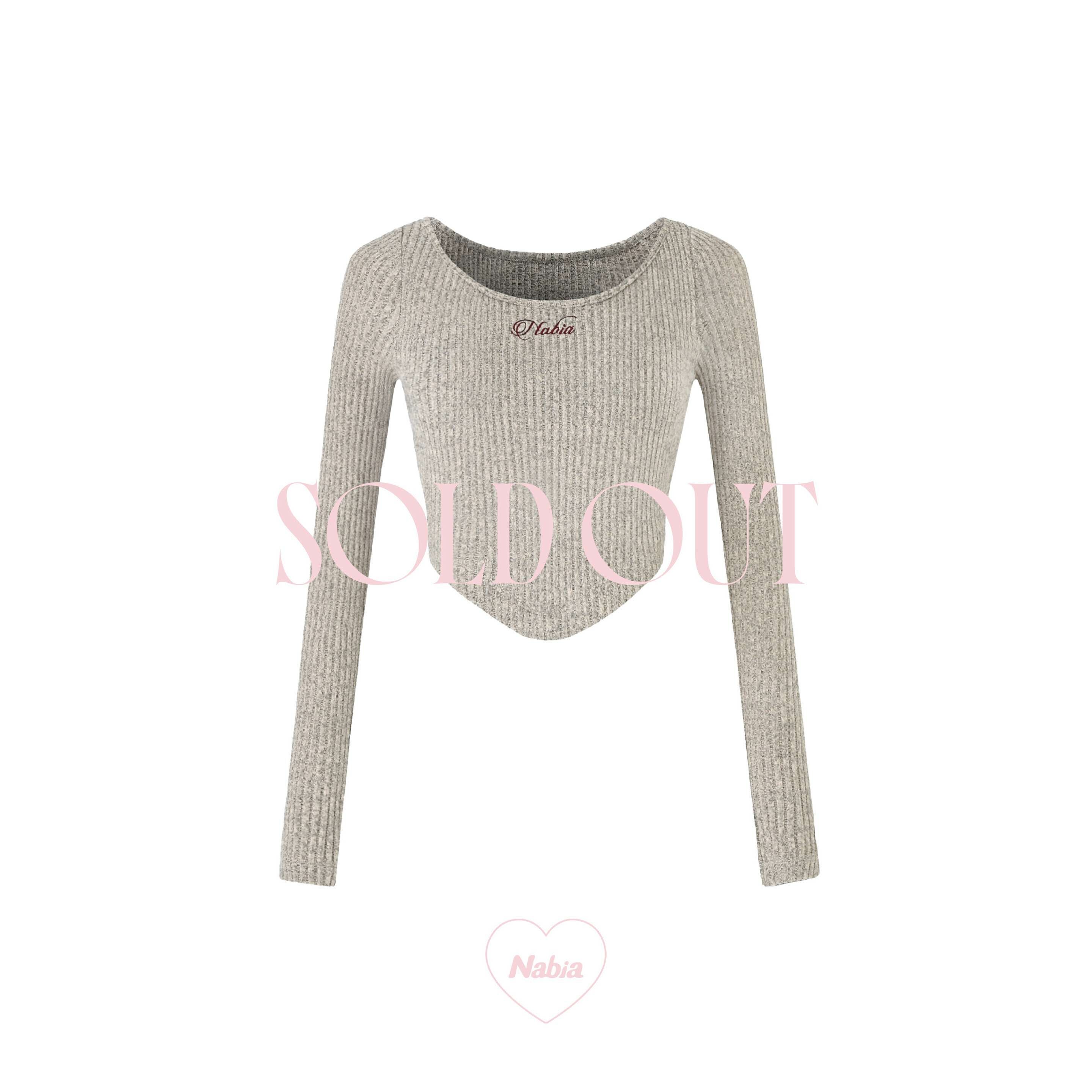 燕麥奶修身上衣