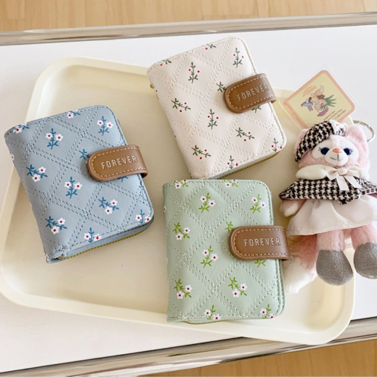 Floral Cottagecore Short Wallet