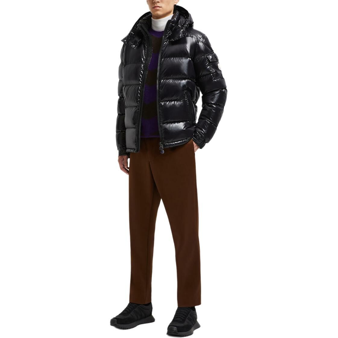 【代購】Moncler Maya Zip-up Padded Hooded Jacket