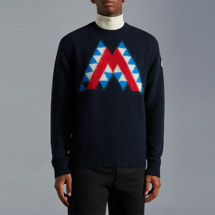 【代購】Moncler SS22 Sweaters Men Marine Blue