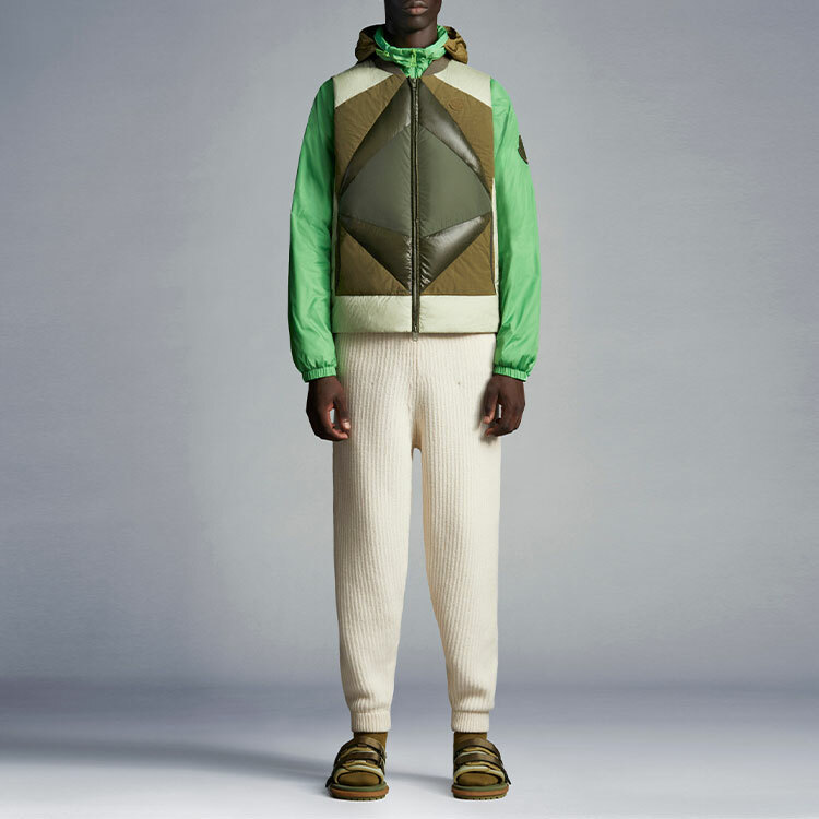 【代購】Moncler Knitted Sweatpants Men Light Umber