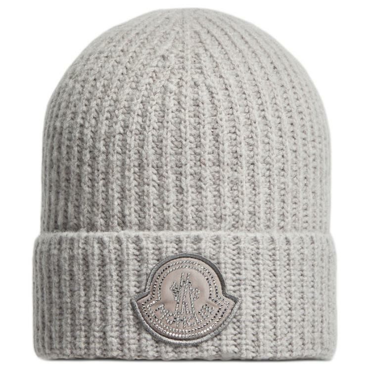 【代購】Moncler Wool Beanies Women's Light Gray