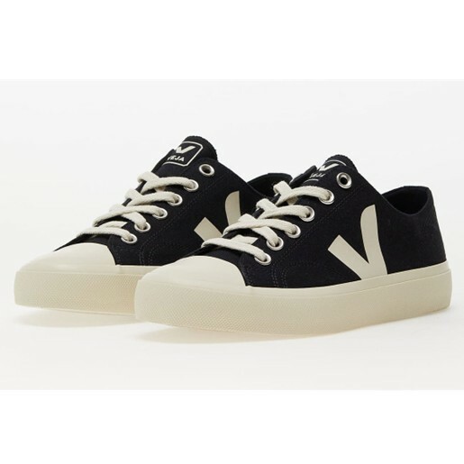 1FO0510-100 VEJA Wata II Low Canvas Black #PL0101397A/PL0101397B (S-BR-E)