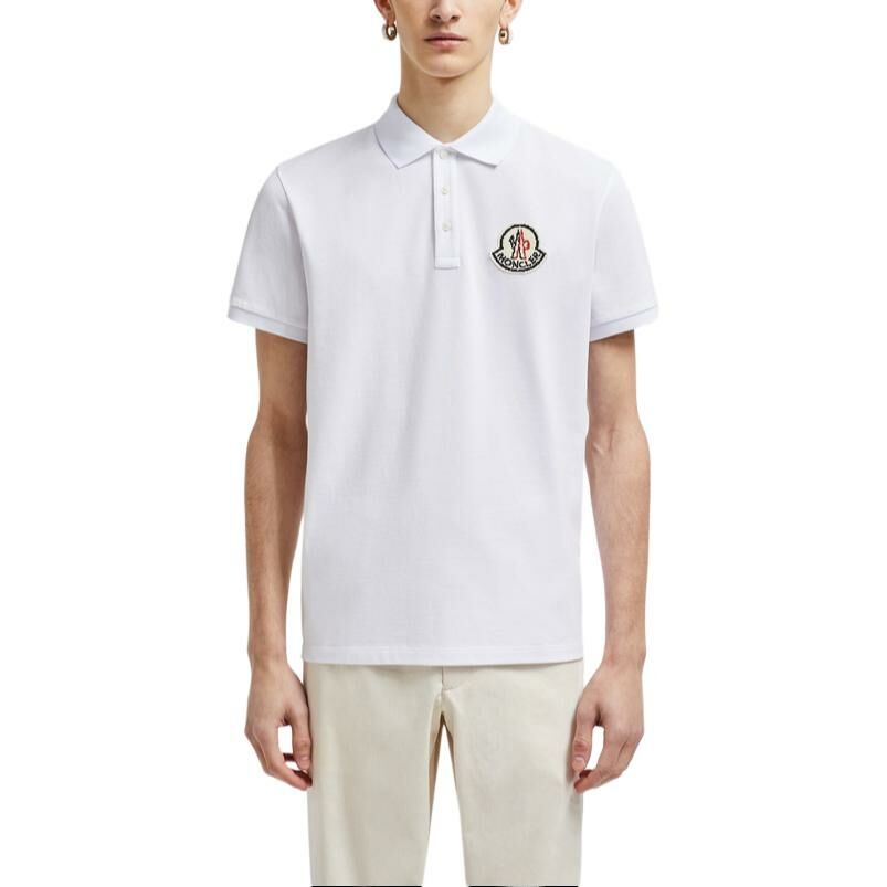 【代購】Moncler Logo Patch Short-Sleeved Polo Shirt