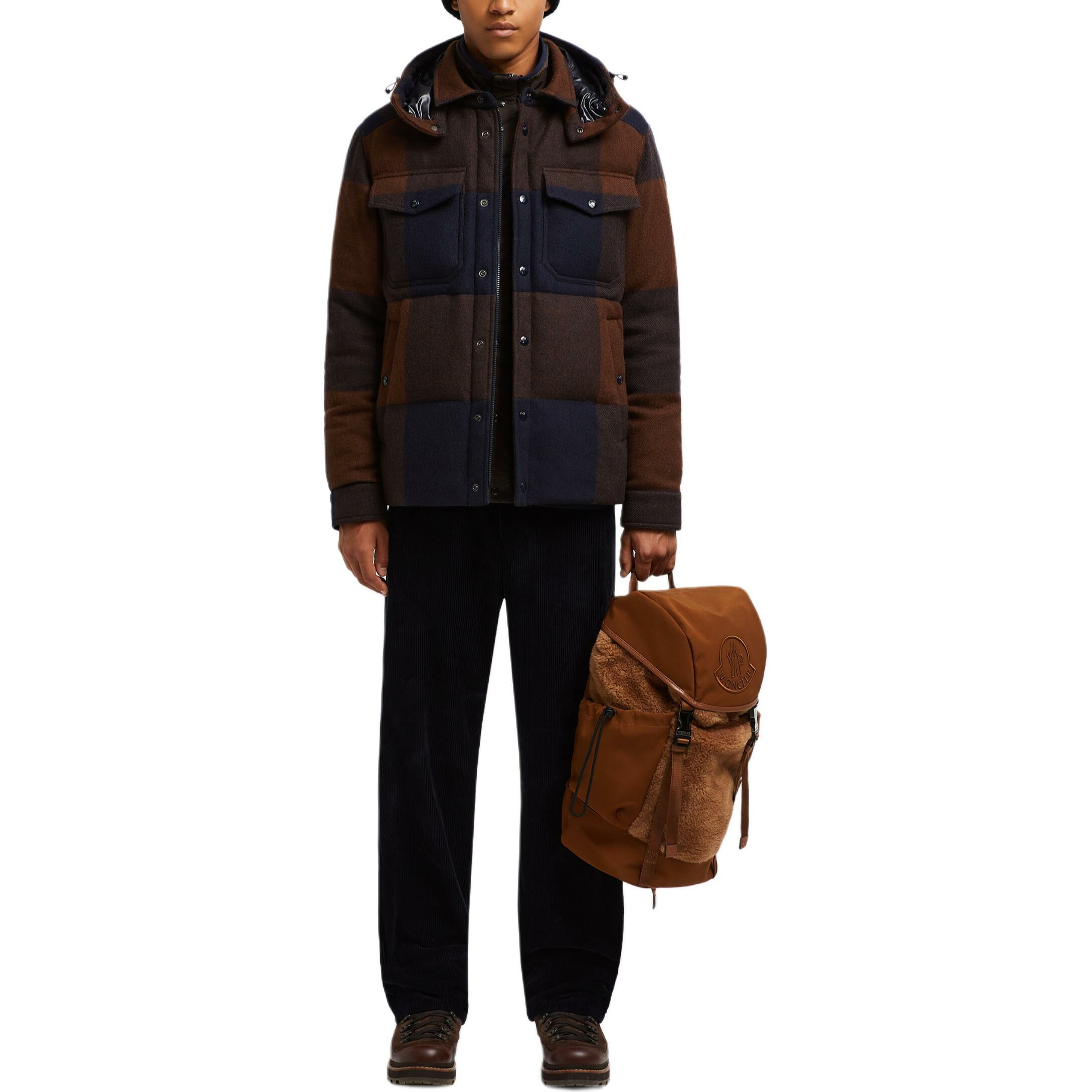 【代購】Moncler Ladurns Checked Down Jacket