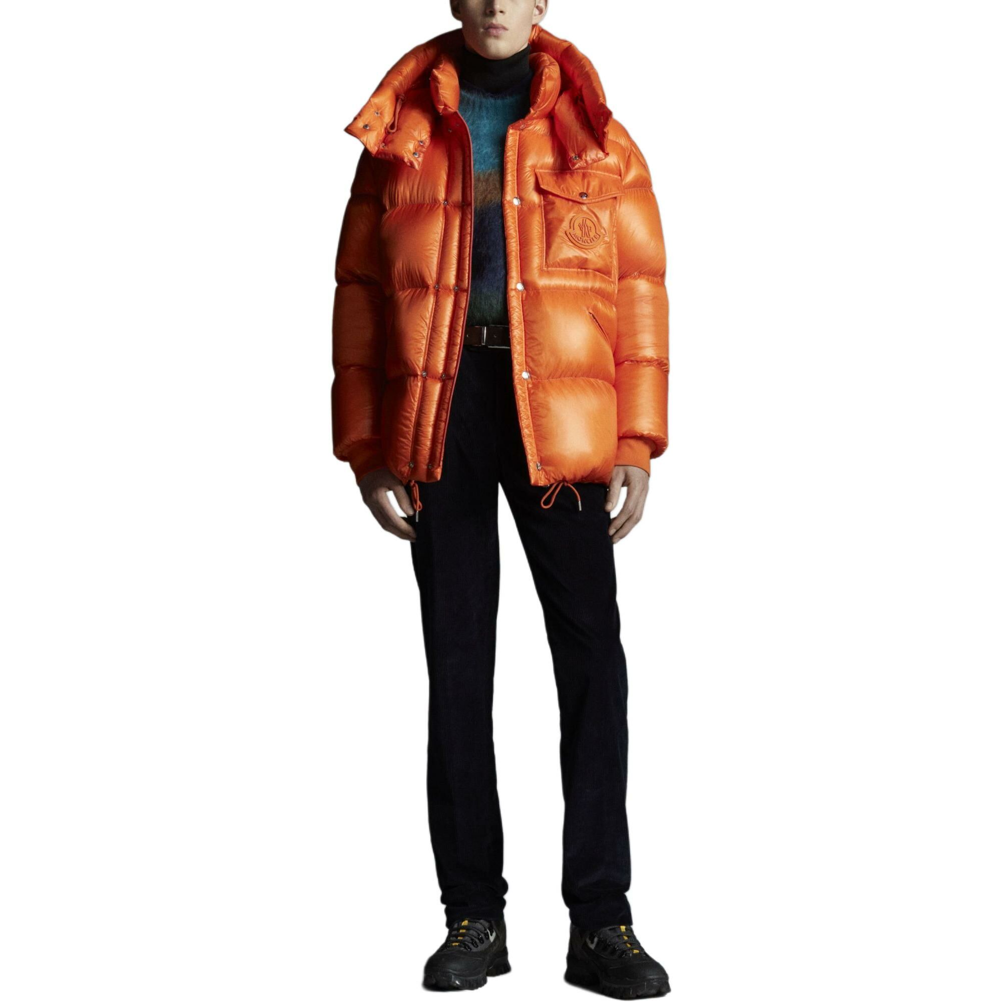 【代購】Moncler Maya Down Jacket Men's Bright Orange