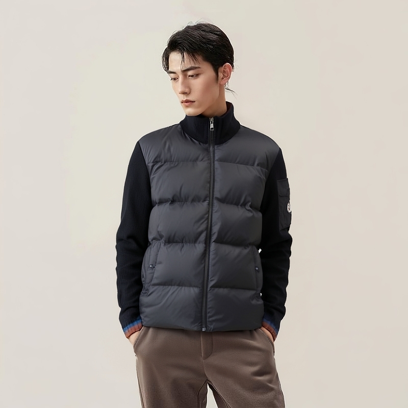 【代購】Moncler Quilted Knit Padded Cardigan