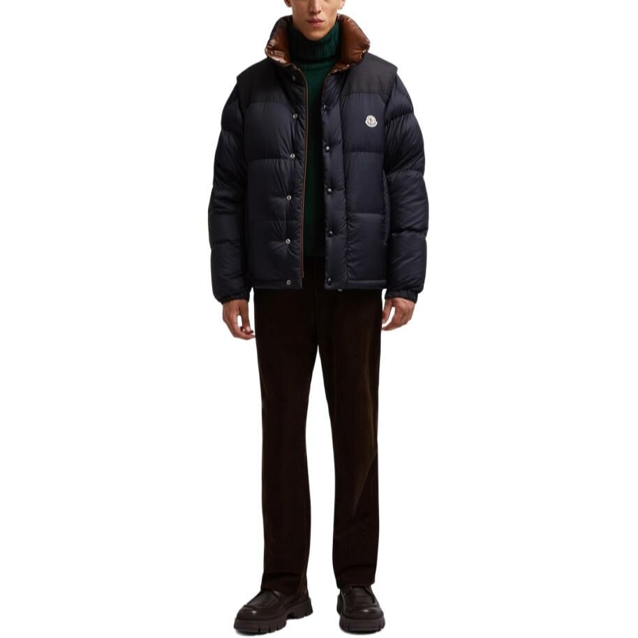 【代購】Moncler Moncler Verone Series FW24 Down Jacket Men's Royal Blue/Brown
