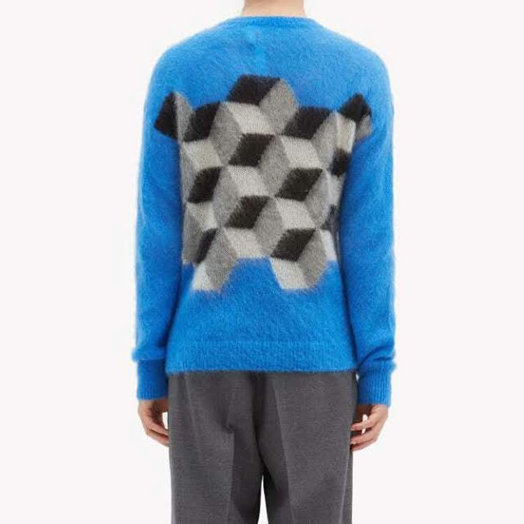 【代購】Fragment Design X Moncler GENIUS X Fujiwara Hiroshi FRGMT Sweaters Men Blue