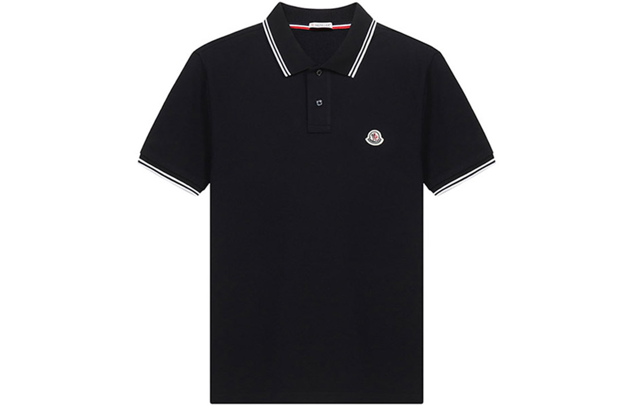 【代購】Moncler Logo patch Cotton Polo Shirt
