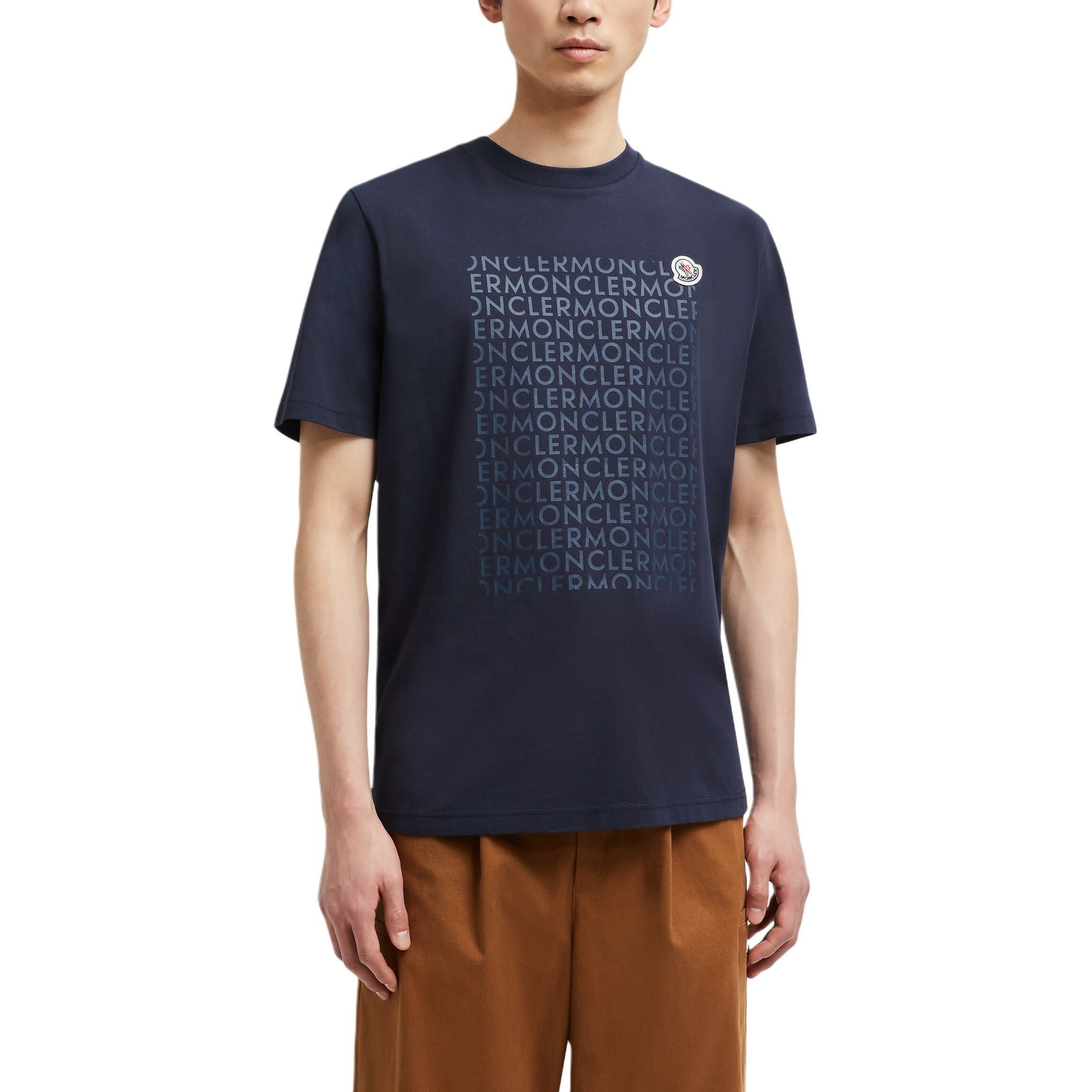 【代購】Moncler Logo Printed Crewneck T Shirt