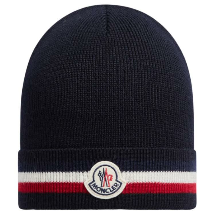 【代購】Moncler Wool Beanies Men's Navy
