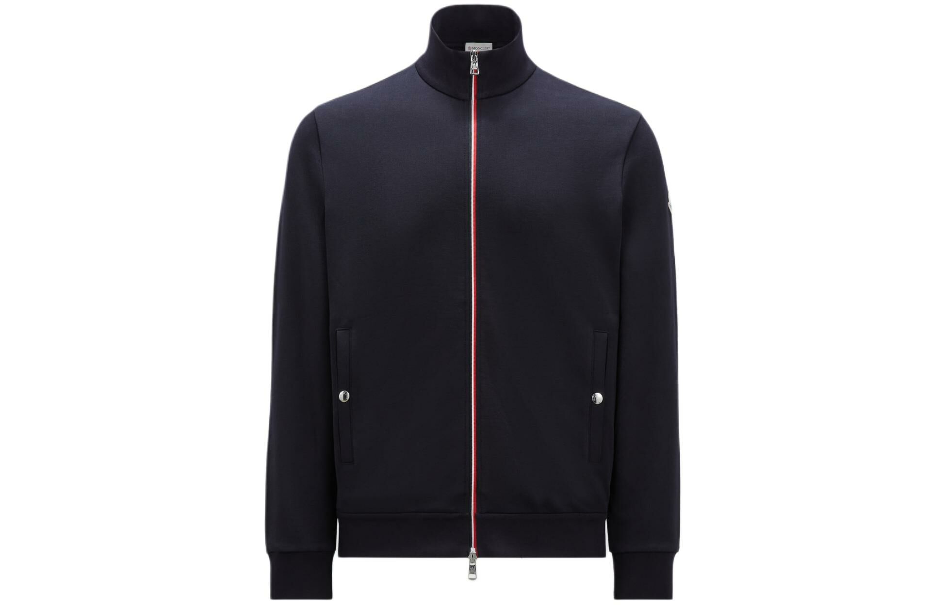 【代購】Moncler Logo Patch Zip-Up Jacket