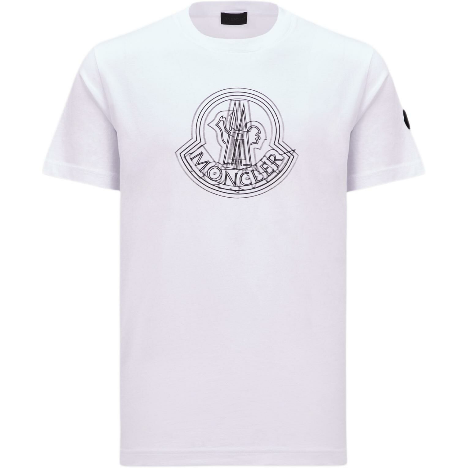 【代購】Moncler Appliqué logo Cotton T shirt