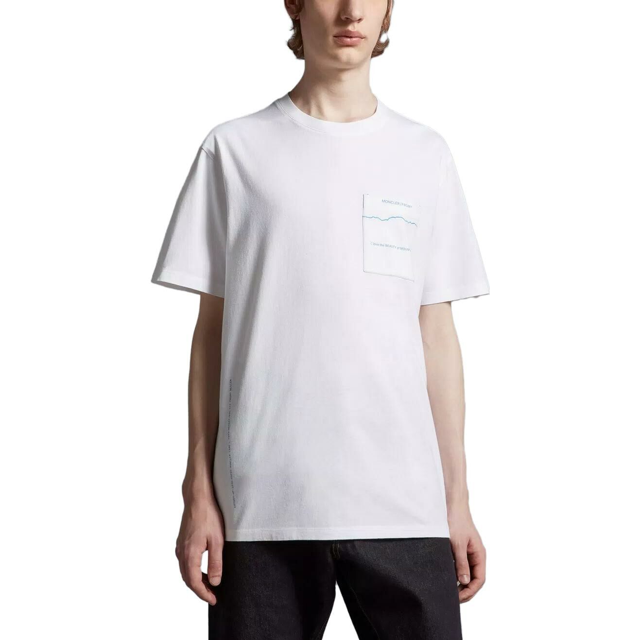 【代購】Fragment Design X Moncler T-Shirts Unisex White