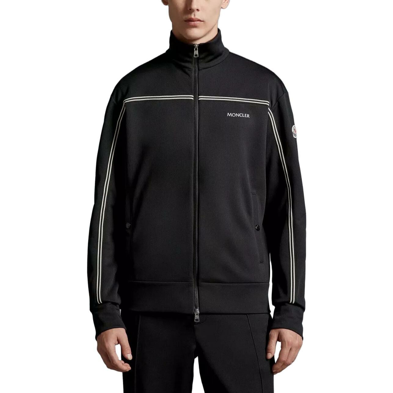 【代購】Moncler Logo print Zip up Sweatshirt