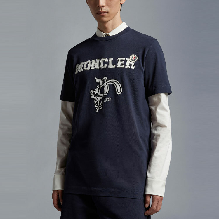 【代購】Moncler SS24 CNY T-Shirts Men Navy
