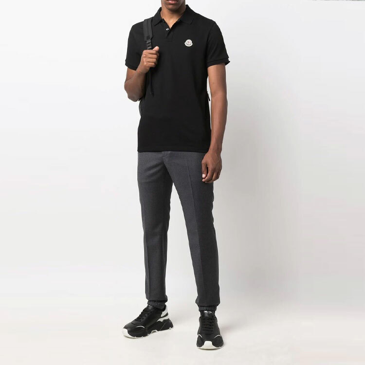 【代購】Moncler Logo Embroidered Short-Sleeved Polo Shirt