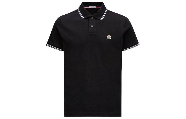 【代購】Moncler Logo Patch Short Sleeved Polo Shirt