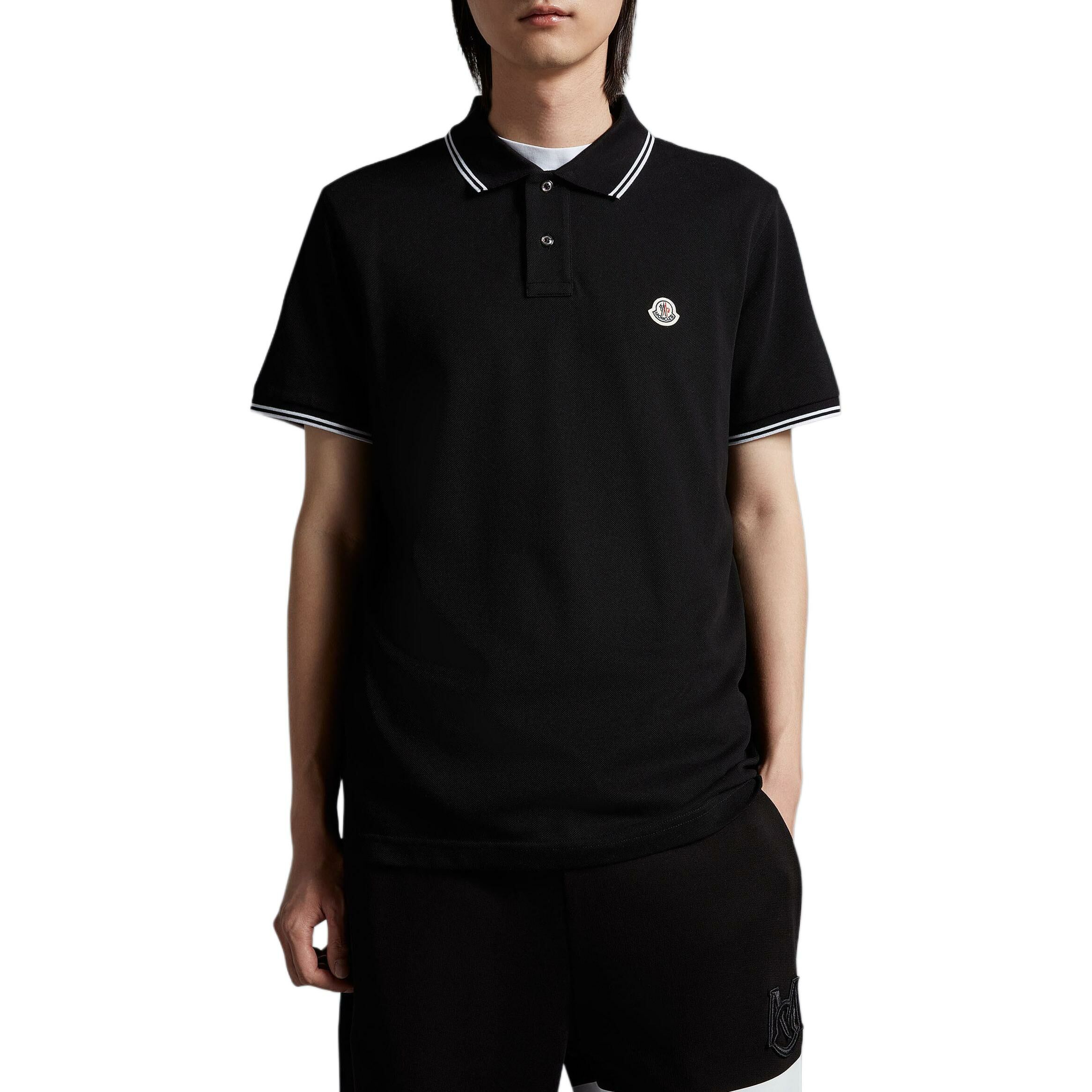 【代購】Moncler Logo Patch Short Sleeved Polo Shirt