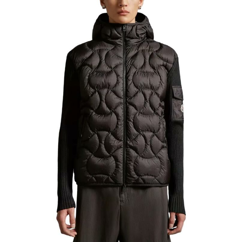 【代購】Moncler Padded Hooded Zip up Cardigan