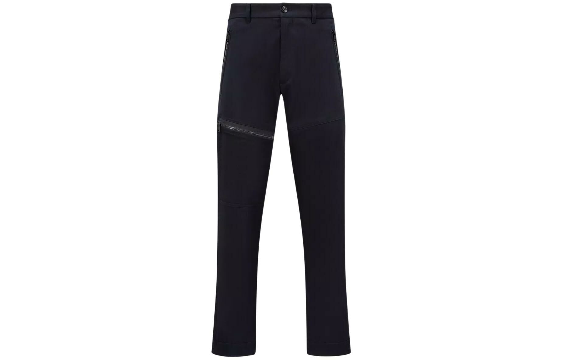 【代購】Moncler Cotton Trousers Casual Pants Men's Marine Blue