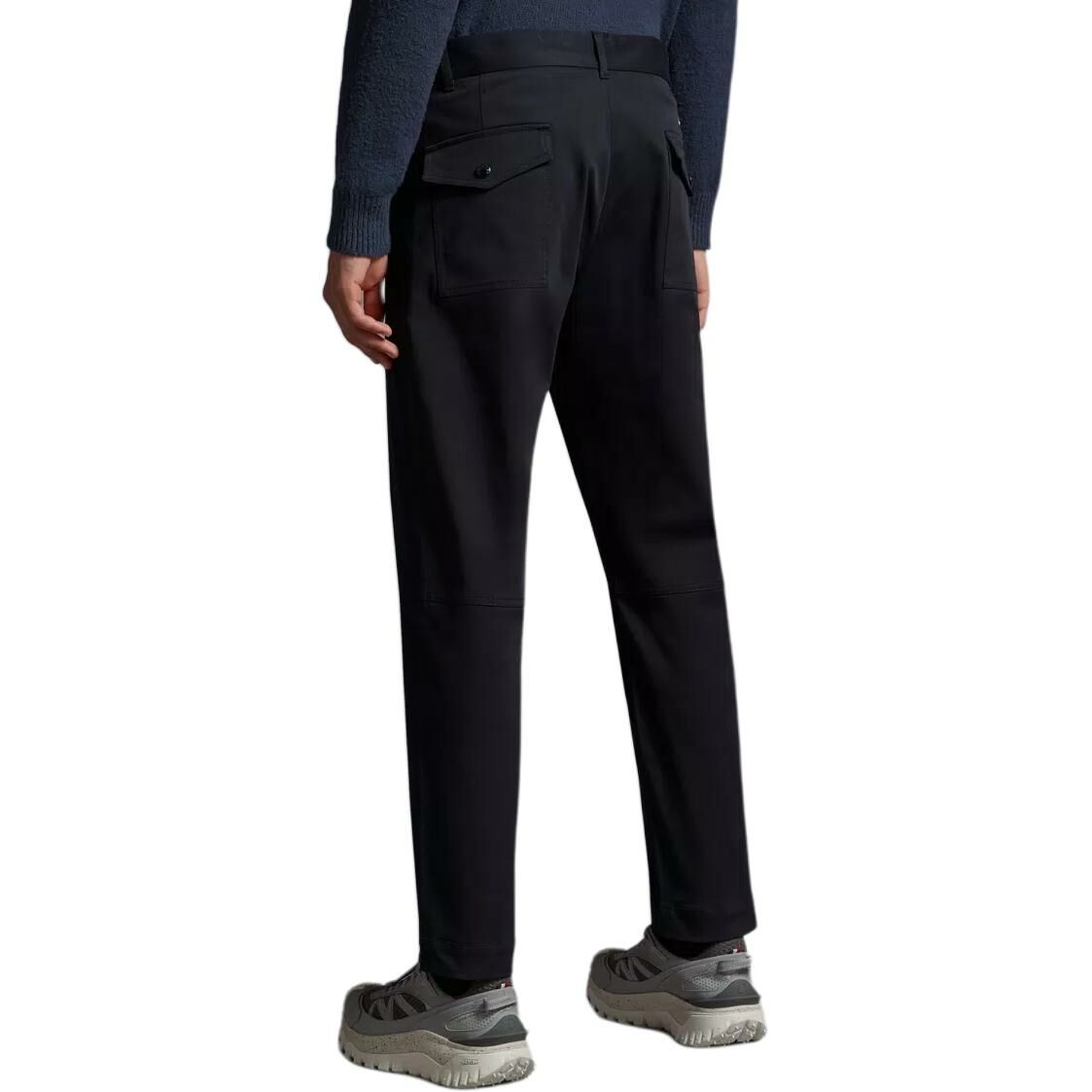 【代購】Moncler Cotton Trousers Casual Pants Men's Marine Blue